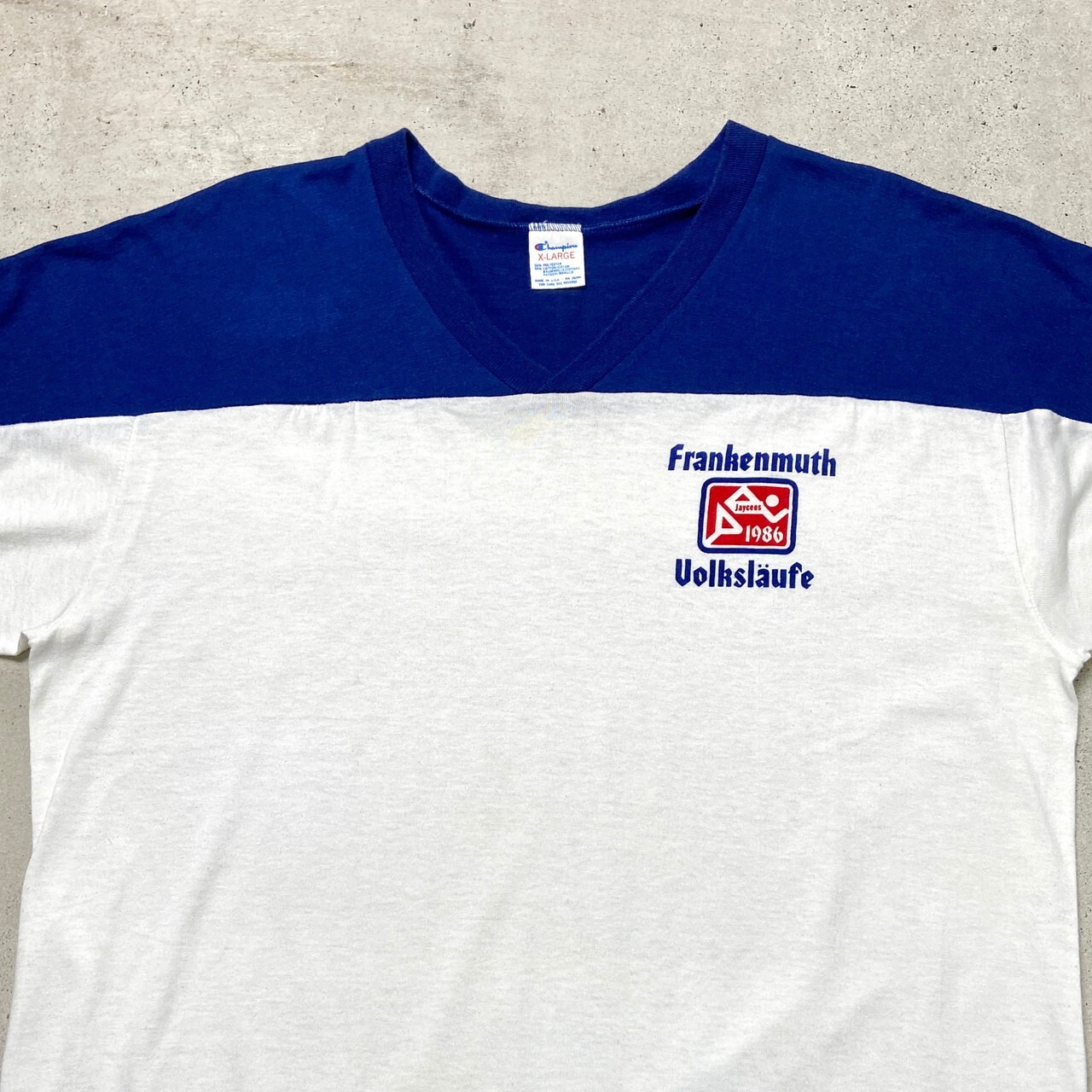 80年代 USA製 Champion チャンピオン トリコタグ frankenmuth 
