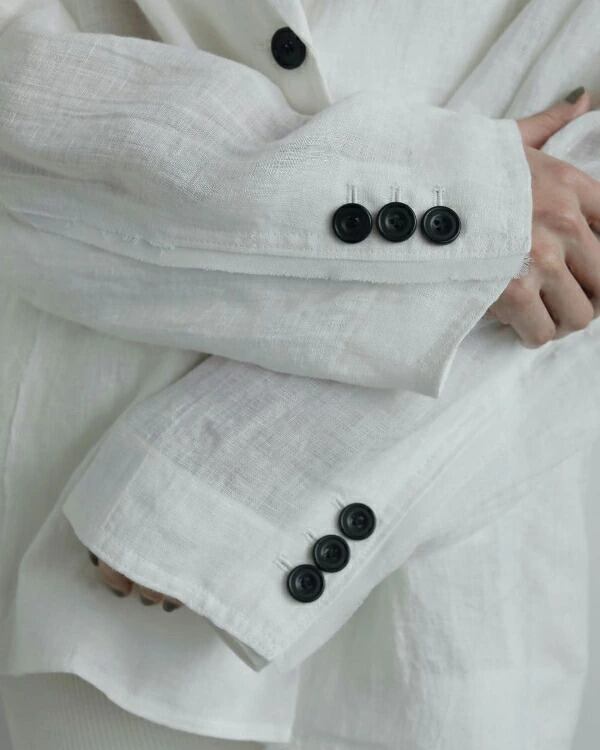 ànuke アンヌーク anuke 秋冬 Linen Sheer Jacket リネンシアー