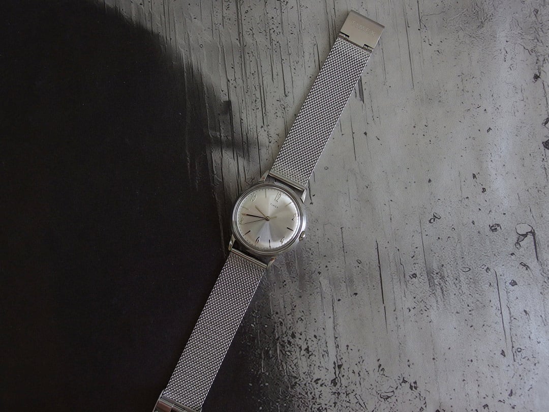 TIMEX】Marlin （マーリン）シルバーブレス TW2T18500 機械式/手巻き