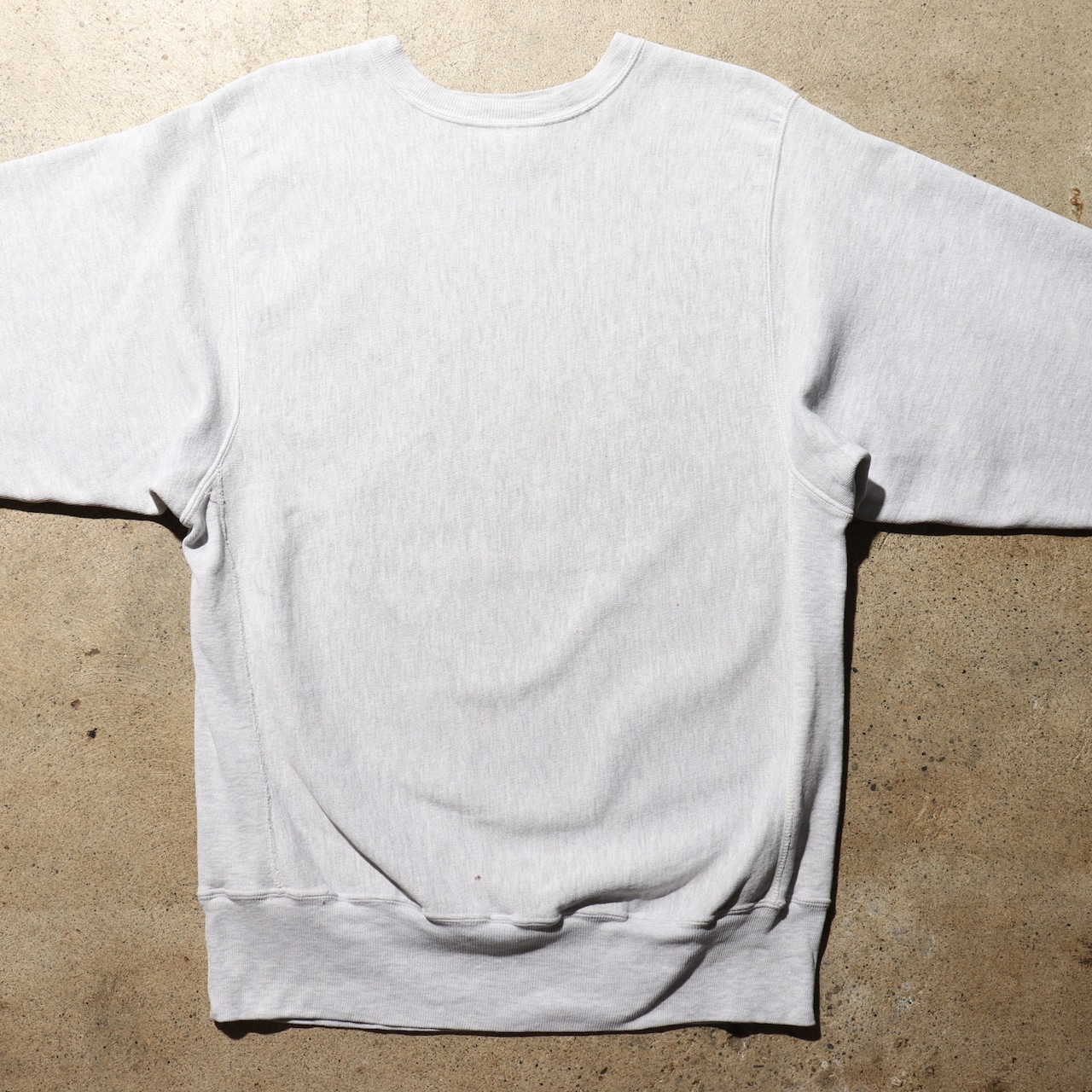 XL 目無し グレー 90s 無地 リバースウィーブ チャンピオン スウェット Reverse weave champion