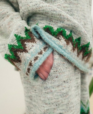 PAMM / 食卓のノルディックミックスニット