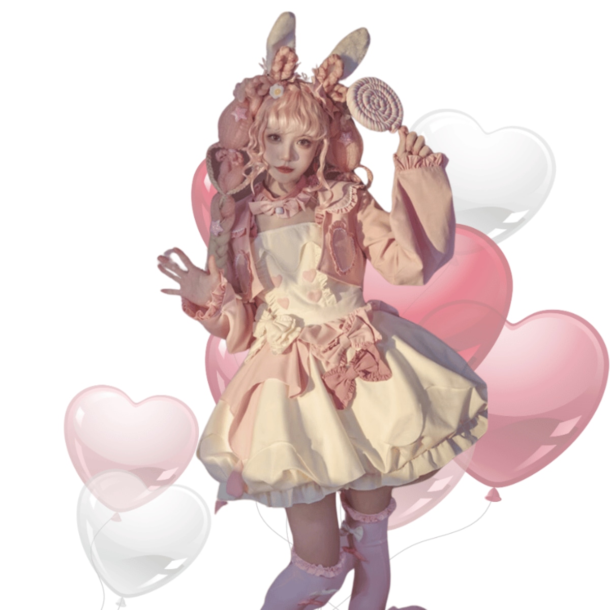 【最終価格】ハンドメイド　衣装　コスプレ　アイドル　甘ロリ　ステージ　生誕祭 d3a76cd6acb70ca88ce53f6c3fe1f2