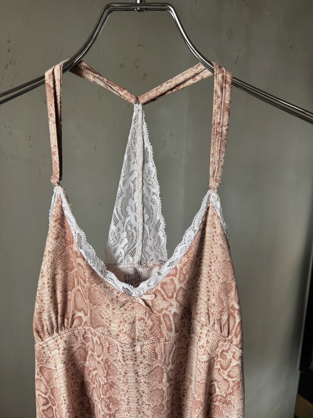 nudie python ribbon camisole (Bill vintage)