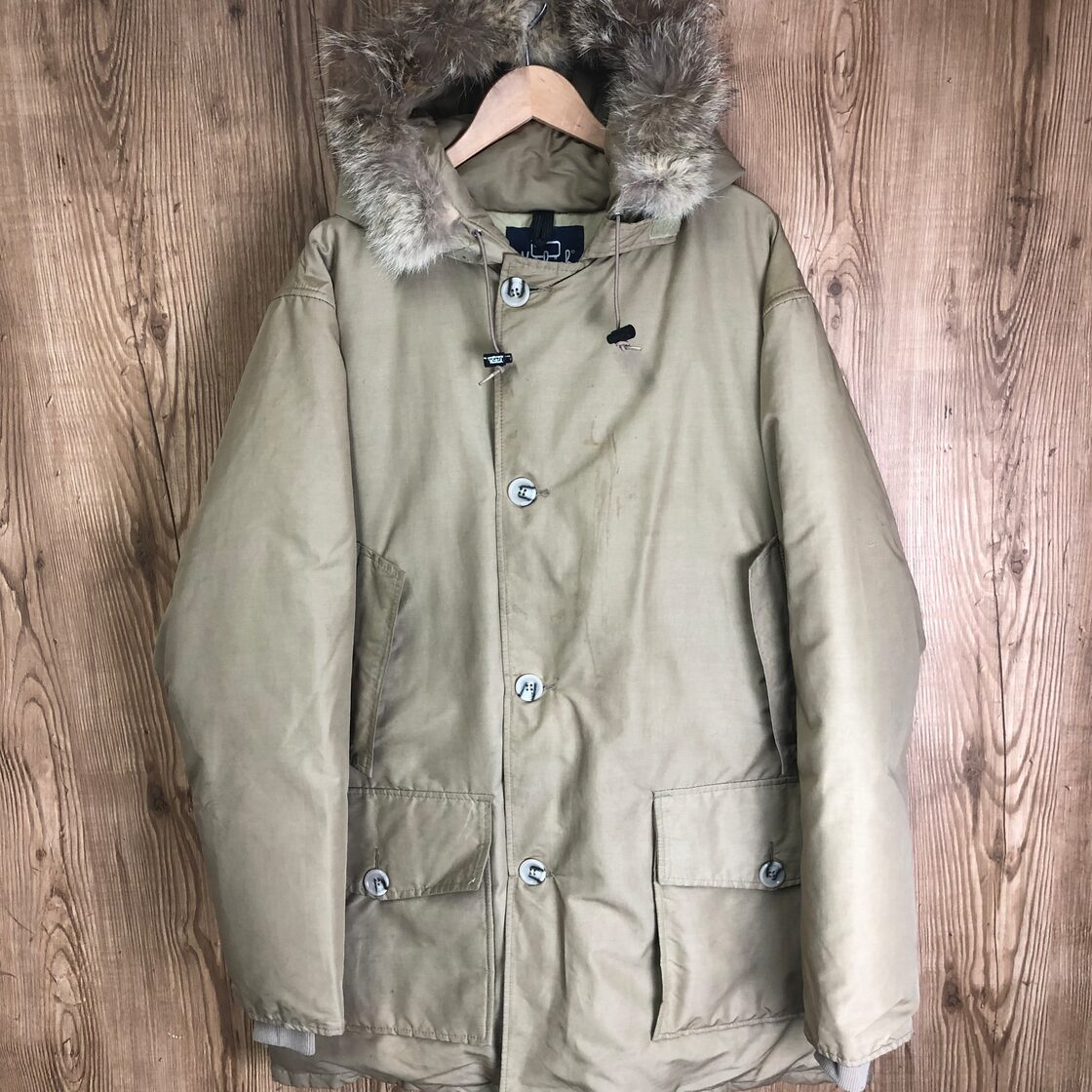 80s USA製 VINTAGE WOOLRICH アークティックパーカー メンズL 80年代 