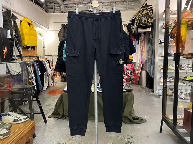 STONE SILAND SWEAT CARGO PANT BLACK XL 691561120 43880