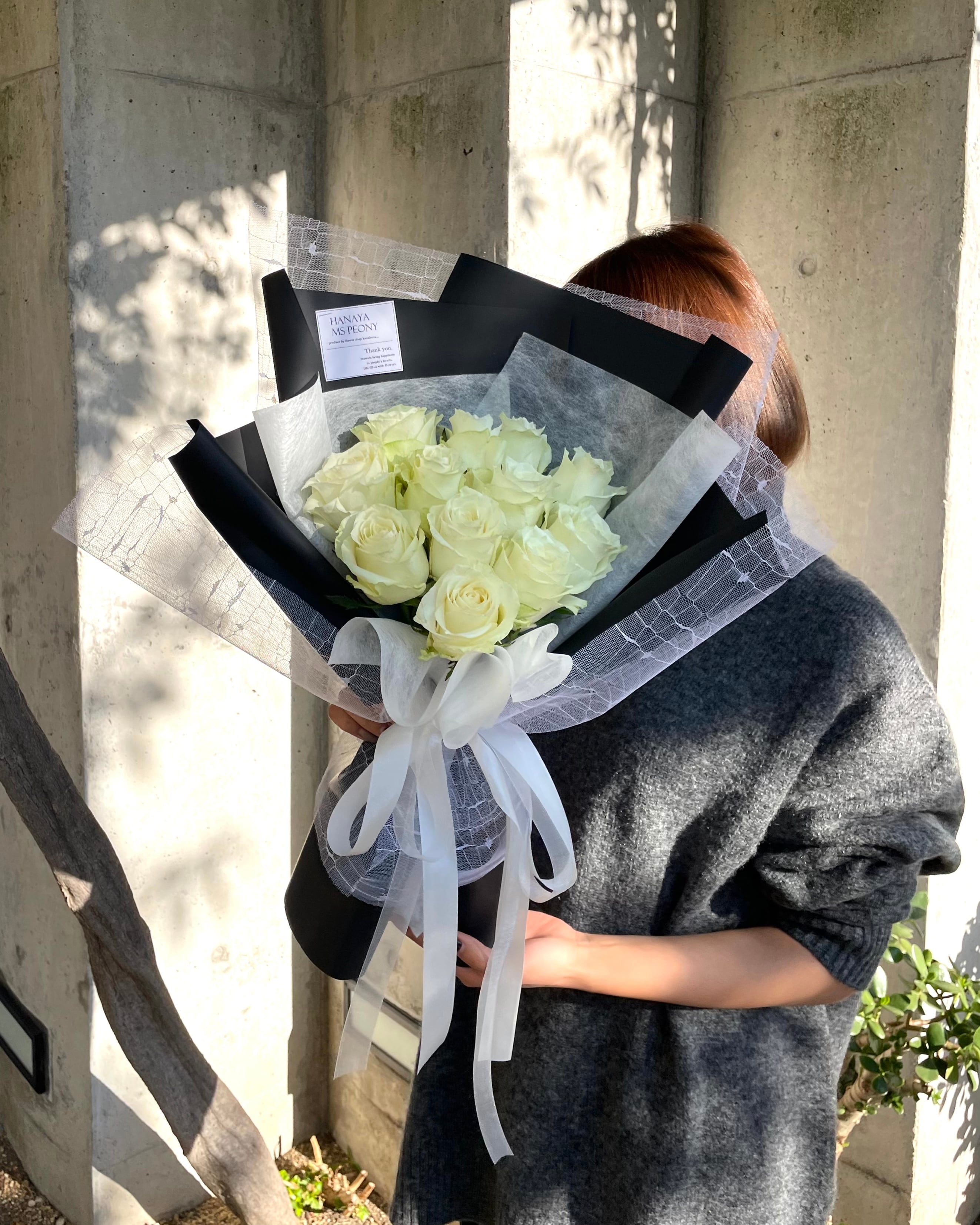 生花 korean style rose bouquet | Ms Peony