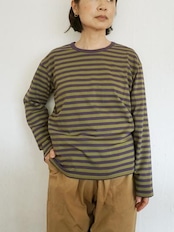 A World of Craft ボーダー長袖Tシャツ