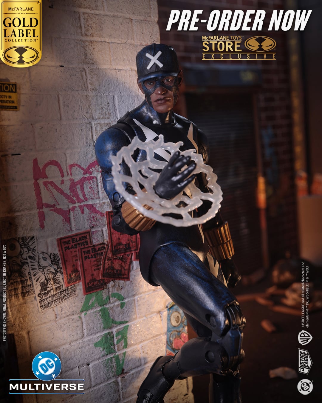 McFarlane Toys DC Multiverse Static (Trial By Fire) Gold Label