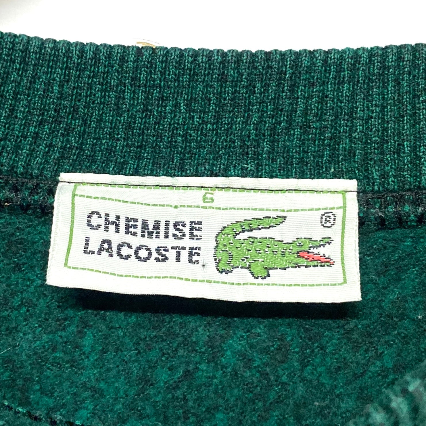 LACOSTE スウェット トレーナー ワンポイントロゴ サイズL（US/M）