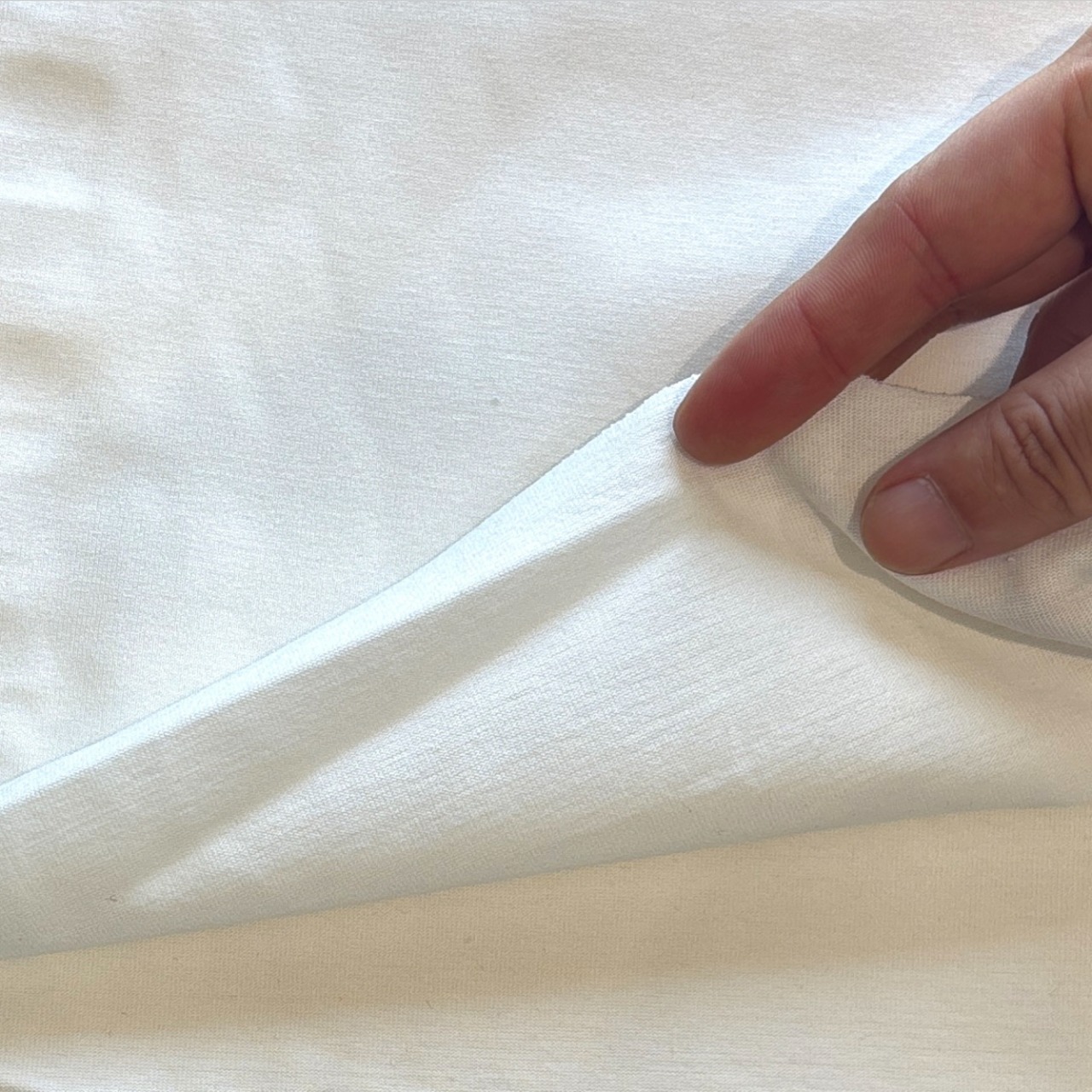 ★TB361◆3m◆ラスト1点‼◆綿100%20双糸天竺ニット生地◆オフホワイト