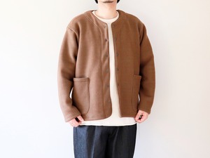 PLESIC / RECYCLE FLEECE SNAP JACKET - BROWN　プルシック / リサイクル フリース スナップ ジャケット