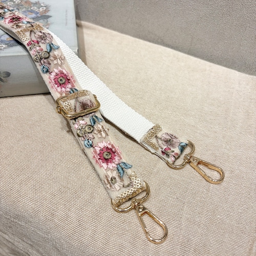 【長さ調整可能】インド刺繍 ショルダー(A54-⑧530)5