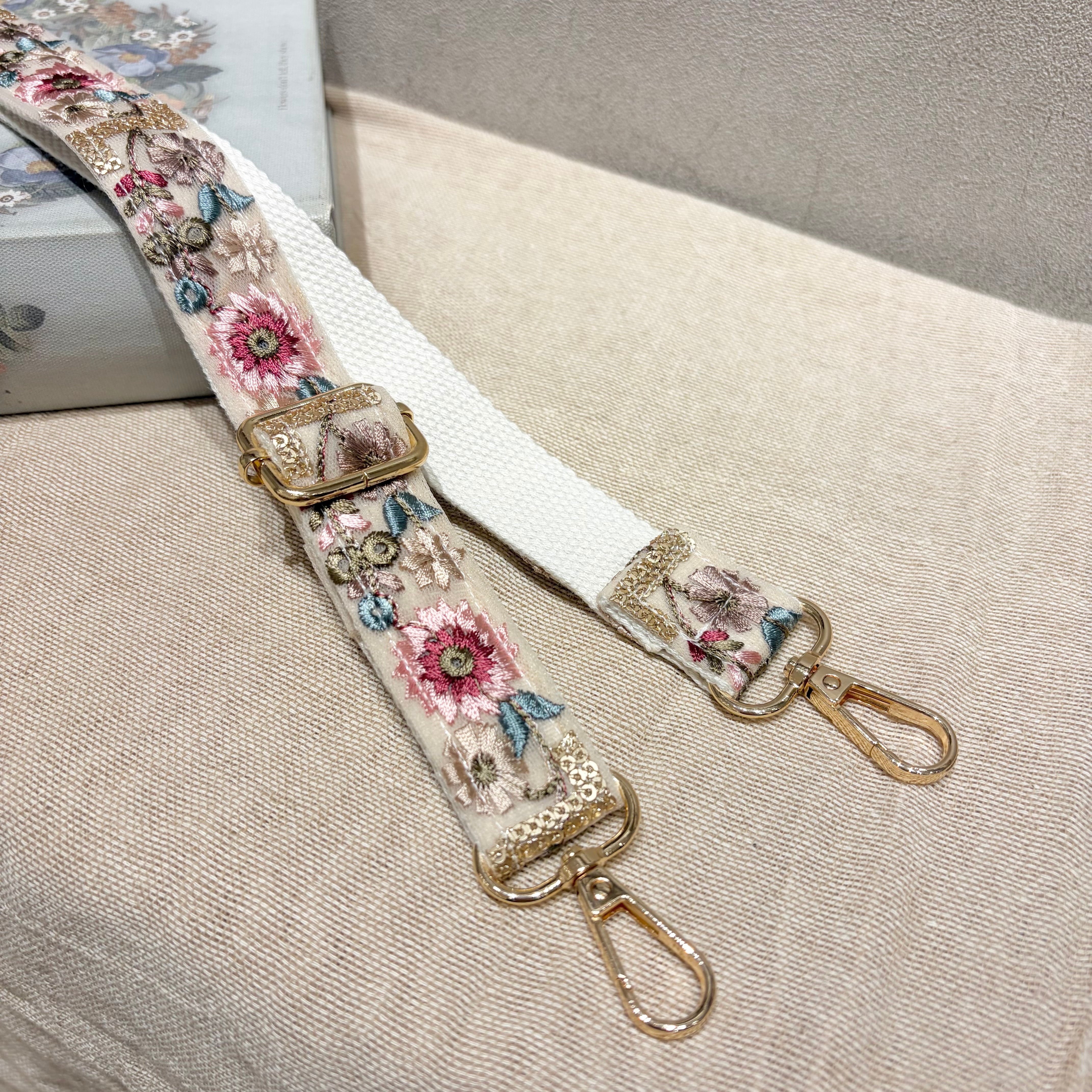 【長さ調整可能】インド刺繍 ショルダー(A54-⑧530)5