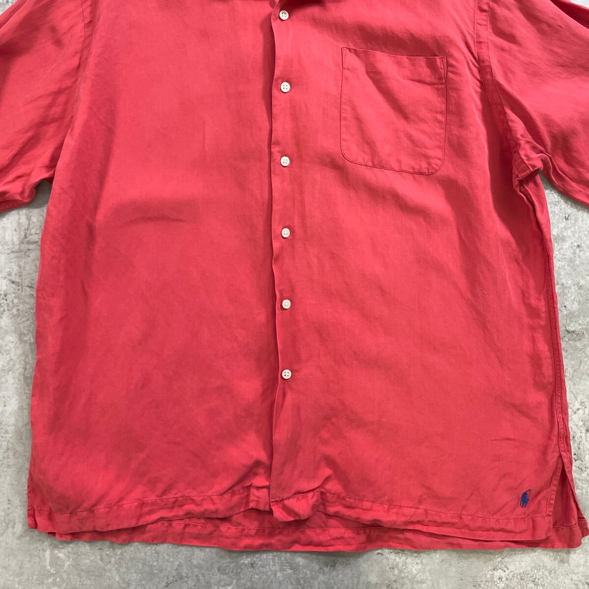 90年代 Polo by Ralph Lauren ポロバイラルフローレン オープンカラー