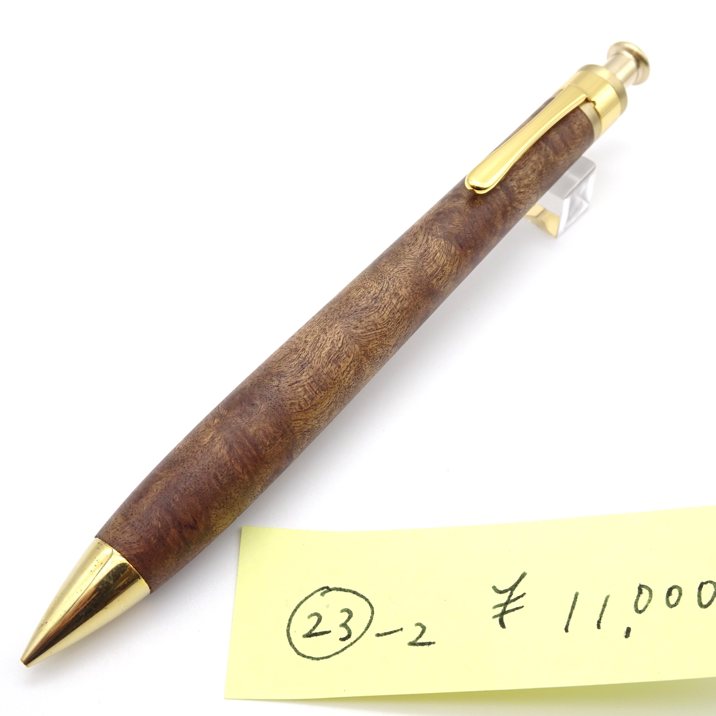 0.5mmペンシル楔 マーブルウッド 23-2※真鍮金具 | 工房 楔（せつ）
