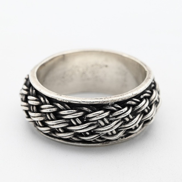 Hand Woven Round Design Ring #11.0 / Denmark