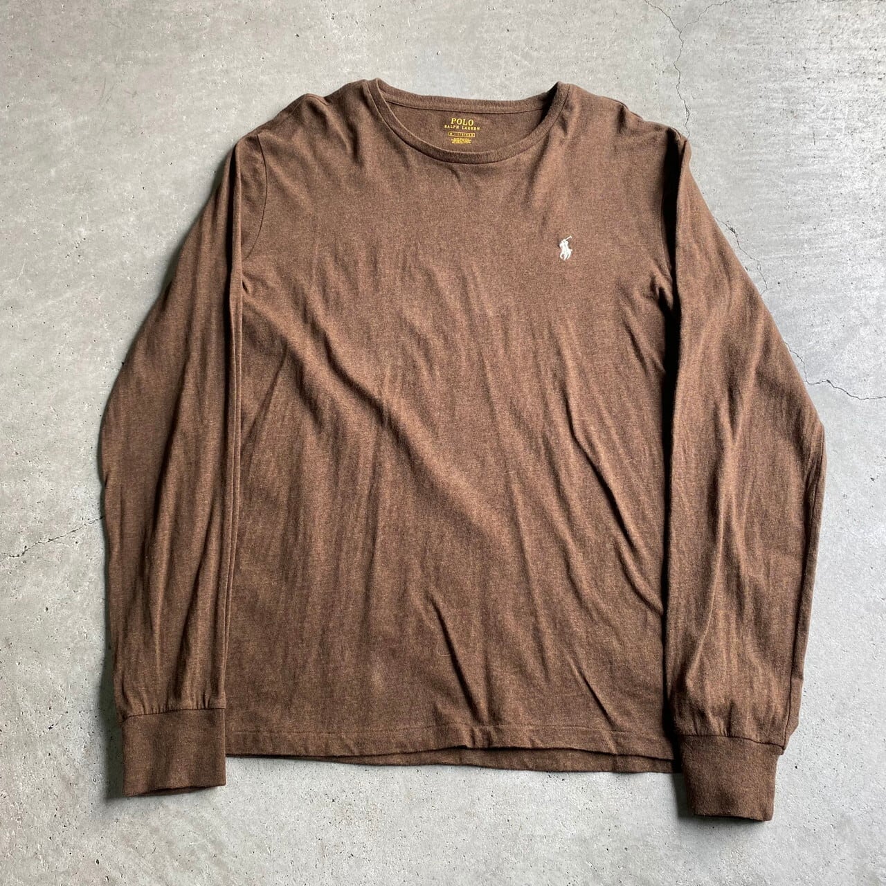 Polo Ralph Lauren ラルフローレン ワンポイントロゴ ロングtシャツ ロンt メンズm レディース 古着 ブラウン 茶色 ロングtシャツ Sa24 Cave 古着屋 公式 古着通販サイト Polo Ralph Lauren ラルフローレン ワンポイントロゴ ロングtシャツ ロンt メンズm レディース 古着 ブラウン 茶色 ロングtシャツ Sa24 Cave 古着屋 公式 古着通販サイト