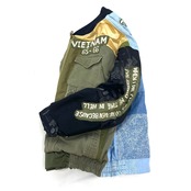 【bomber41】再構築ボンバー military×denim MIX BOMBER JACKET