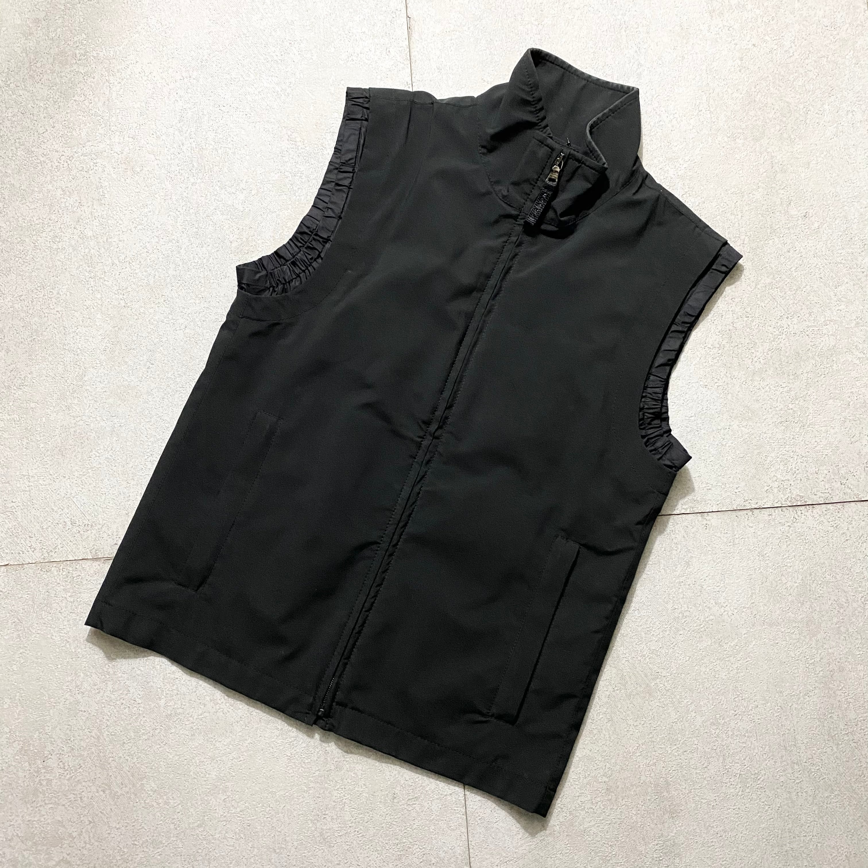 PRADA SPORT black nylon vest | NOIR ONLINE