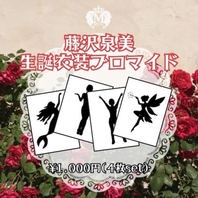 藤沢泉美生誕衣装ブロマイド（4枚セット）