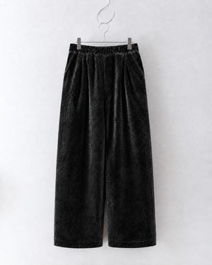 VOAAOV CAT MOGOL Easy Wide Pants BLACK