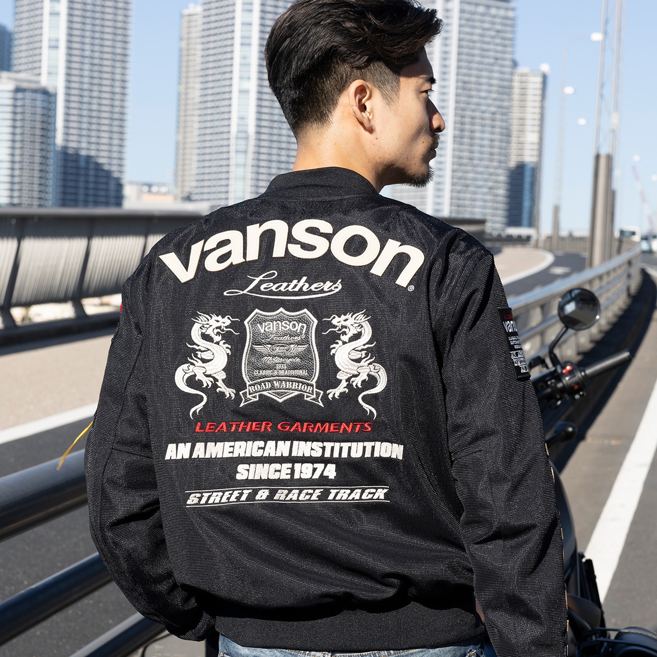 VS24101S メッシュMA-1ジャケット | vansonleathers
