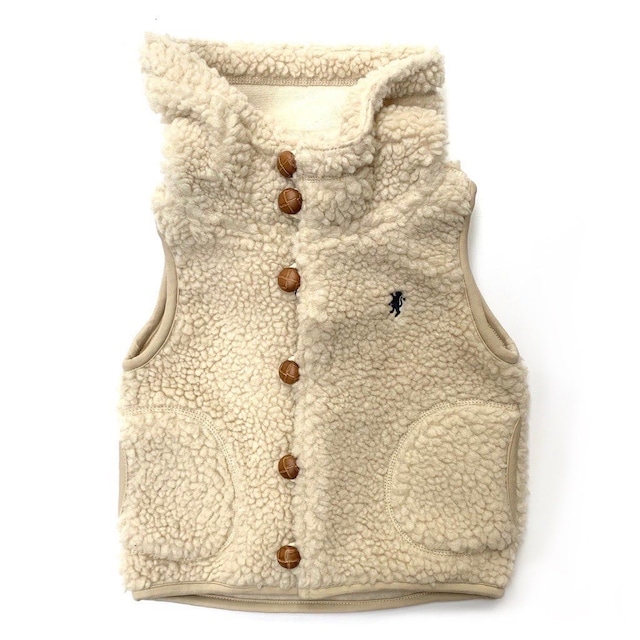 Gymphlex Boa Hoody Vest【95-135cm】Oyster White