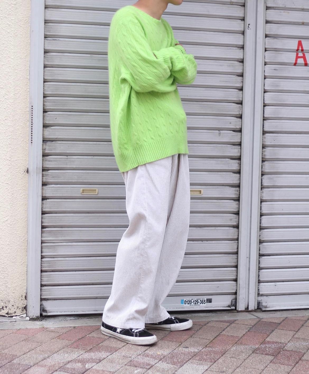 1990's vintage LEVI'S SILVER TAB ”straight+loose” オフホワイト