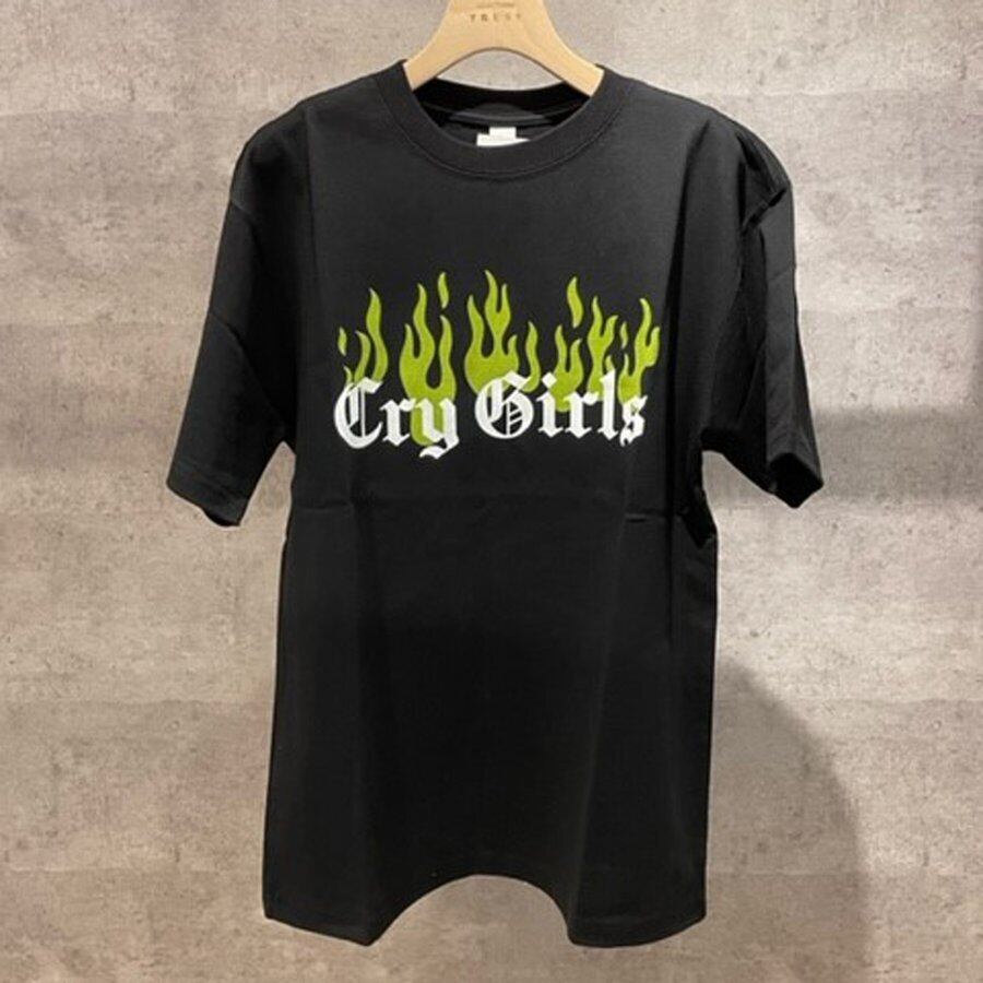 Tシャツ 半袖 トップス カットソー プリント ストリート ユニセックス ストリート NTC fireプリントtee