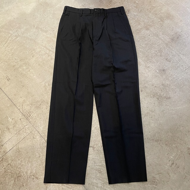 Y's for men SLACKS BLACK STRIPE