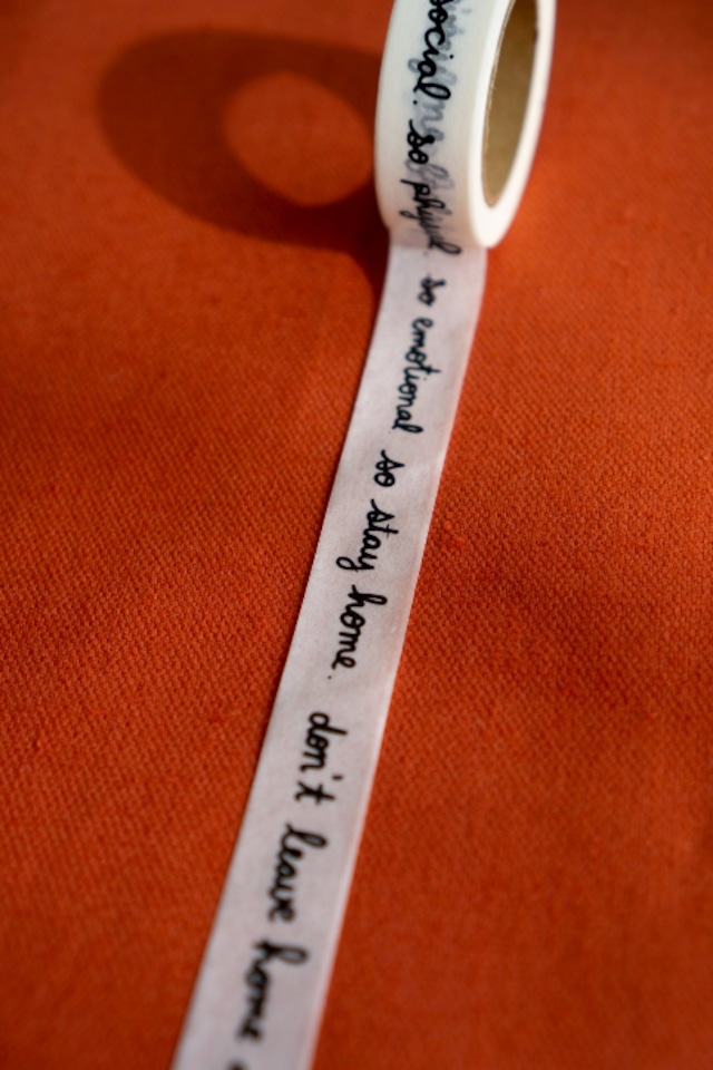 Stay Home (Lyrics) Washi Tape