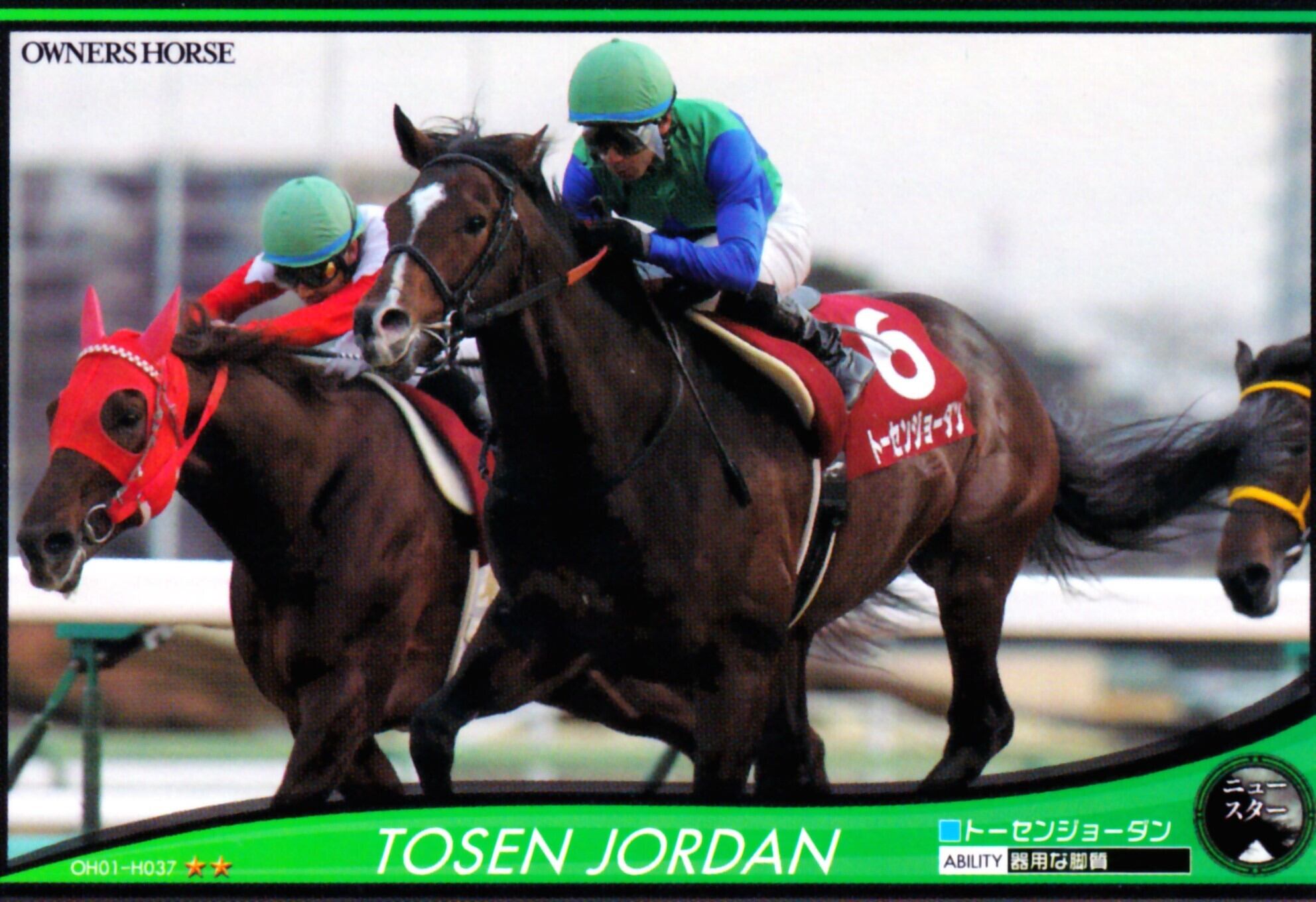 ディープインパクト ナリタブライアン 競馬 オーナーズホース SSRカード