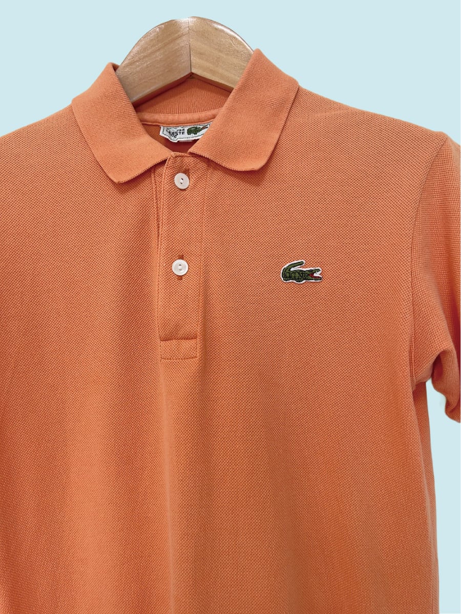 LACOSTE ラコステ｜希少ヴィンテージ こなれ感がおしゃれなのオレンジ
