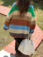 【25aw】Mohair colorful Cardigan_2colors