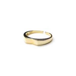 S925 SECTION RING GOLD