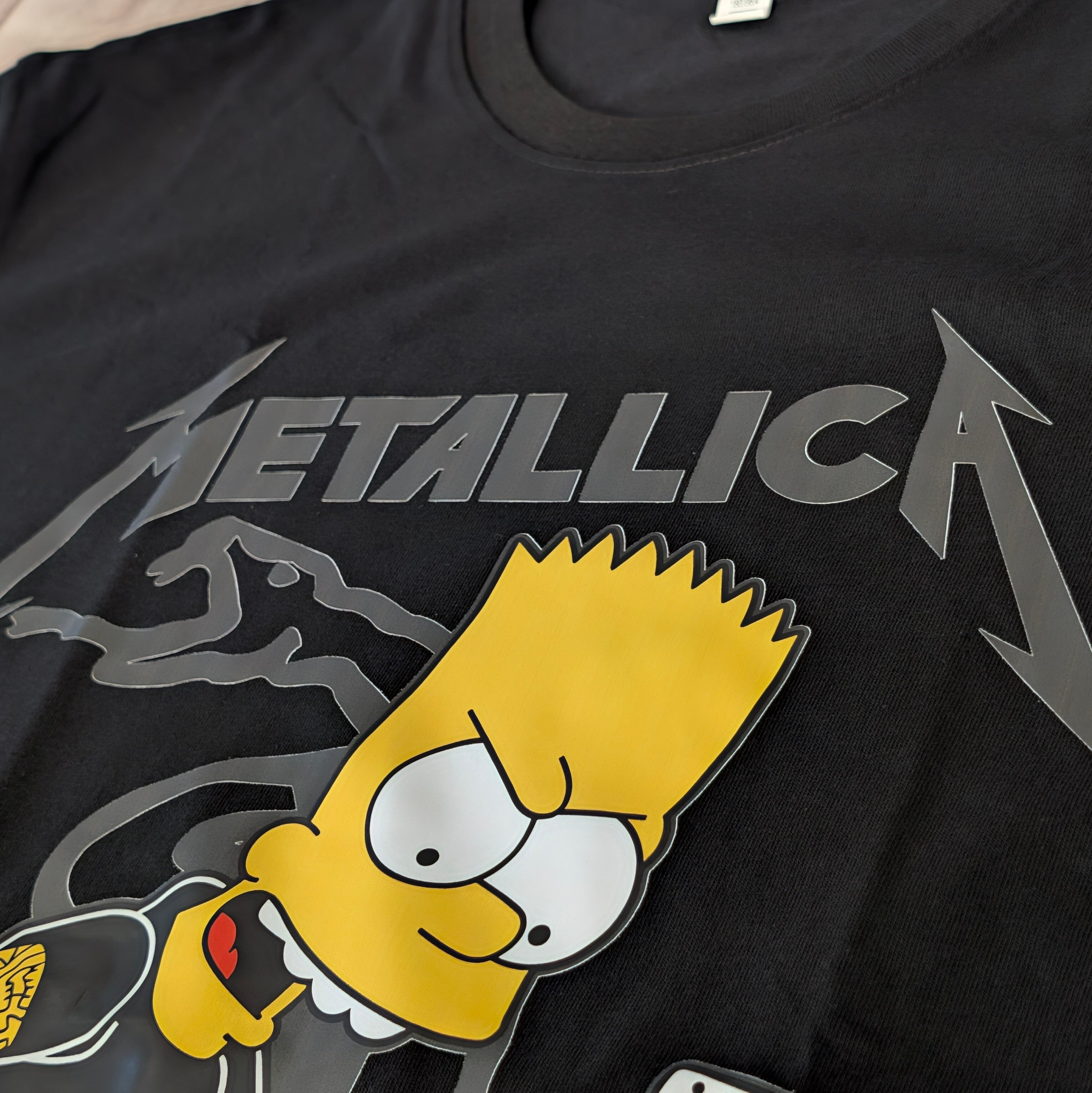 【 The Simpsons（ ザ・シンプソンズ ）】Bart Simpson × METALLICA / Tシャツ / バート / メタリカ〚アメリカン雑貨 アメトイ〛