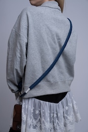 【残り9点】3way velour strap Navy