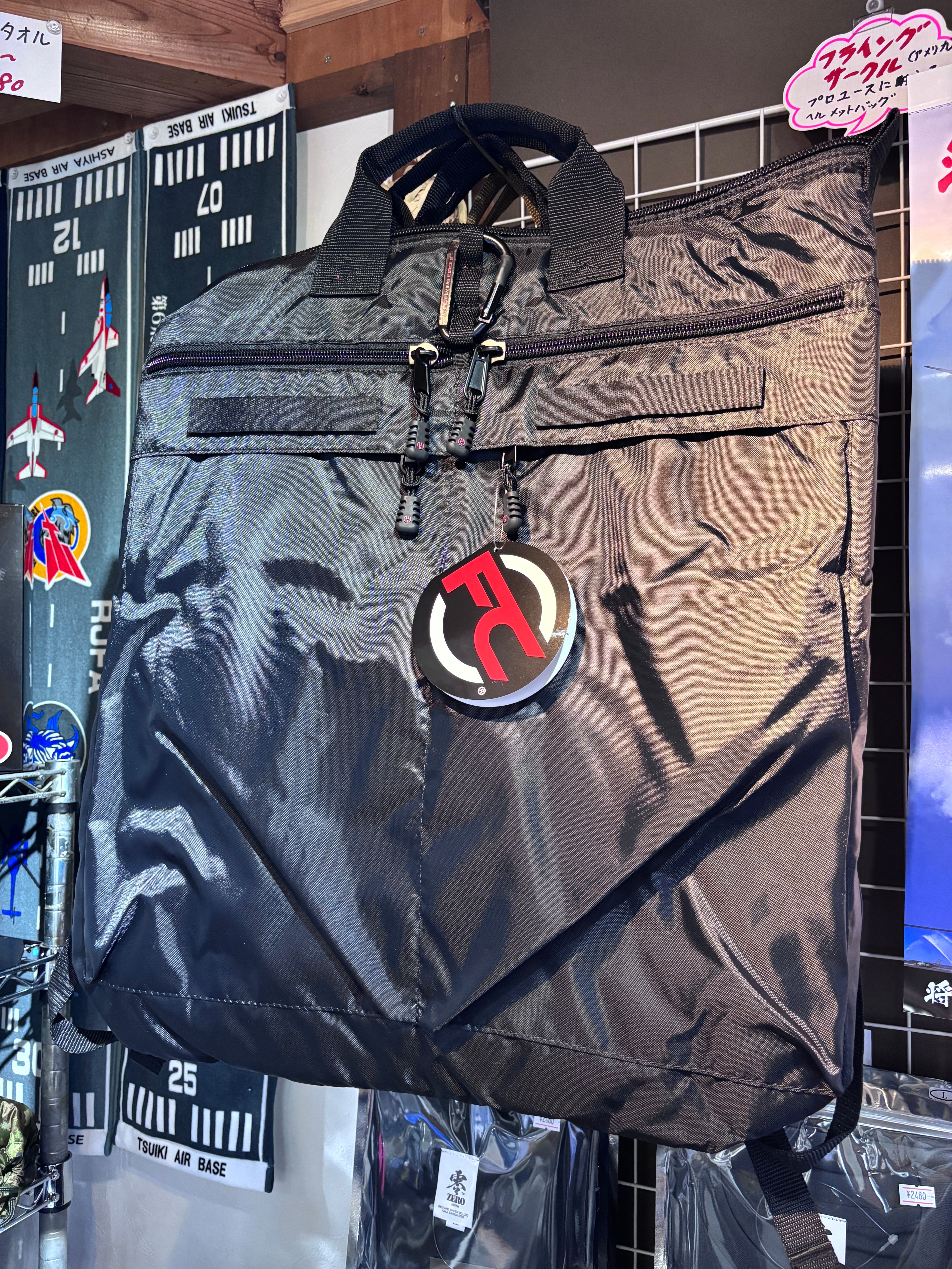 Flying Circle Bags バッグ（新品　美品） FLYING CIRCLE BAGS DELUXE HELMET BAG BACKPACK /ブラック | Flight