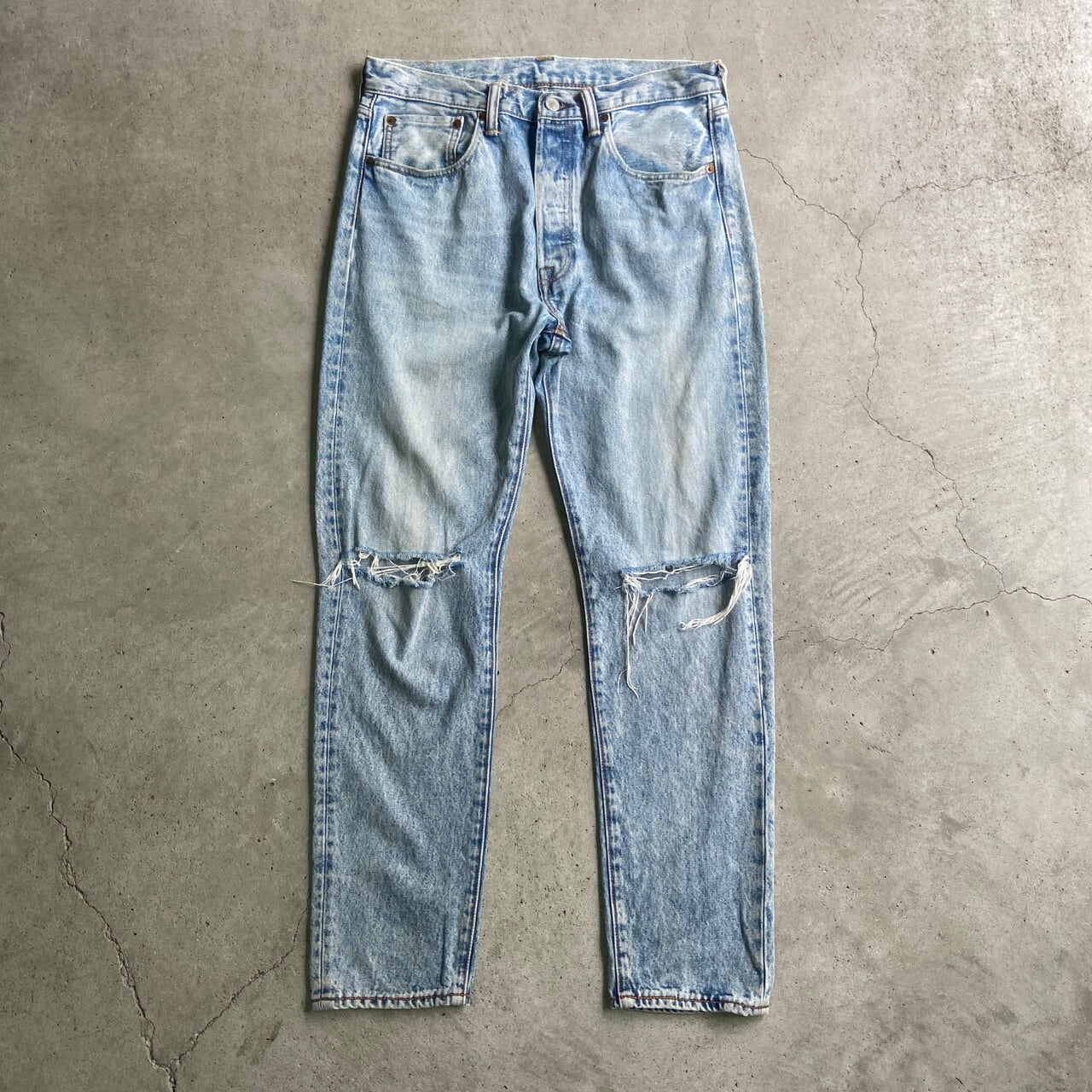 Levi's リーバイス 501 復刻 黒カンヌキ ストレート デニムパンツ