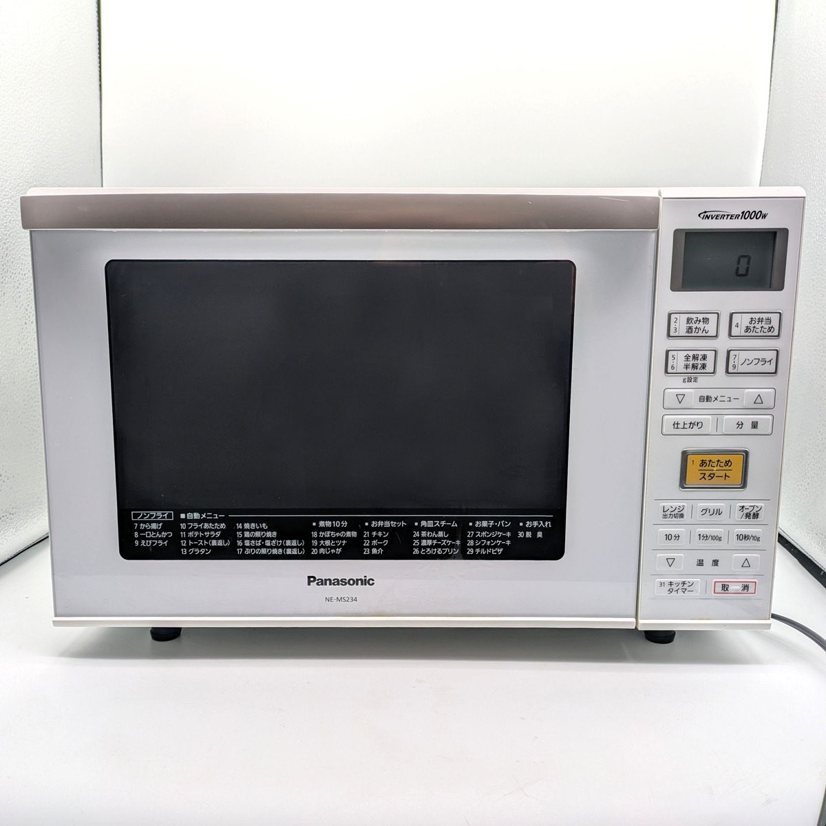 Panasonic(パナソニック)・オーブンレンジ・NE‐MS234-W・2018年製・No 