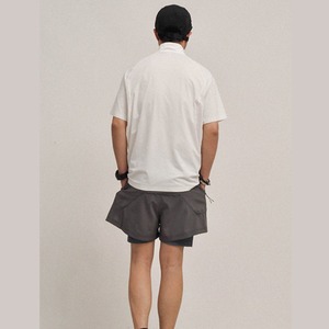 ライトウェイト・ジップ・アクティブTシャツ A2099