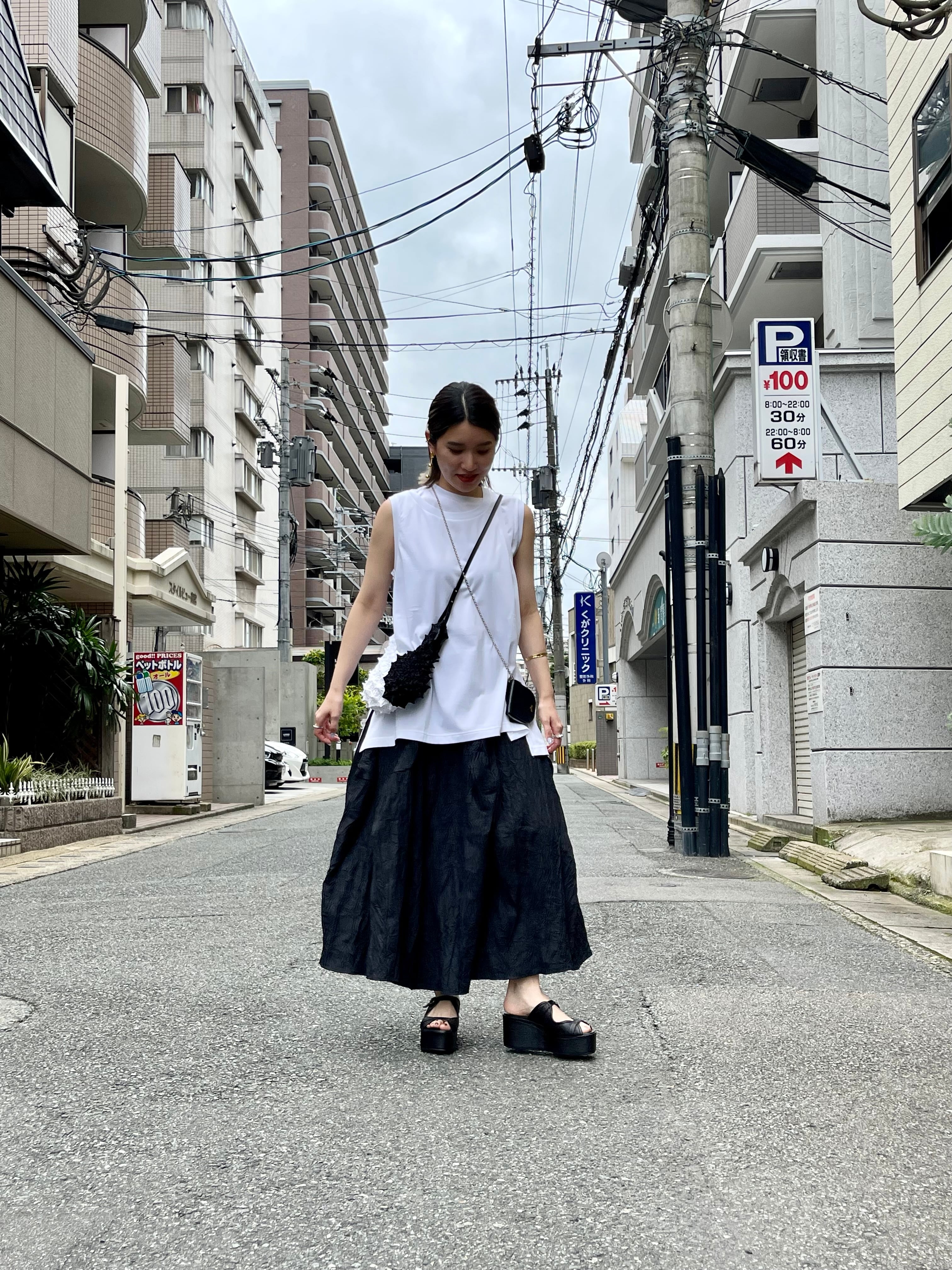 価格49500円【新品・タグ付き】エンフォルドSLID WAVE SKIRT