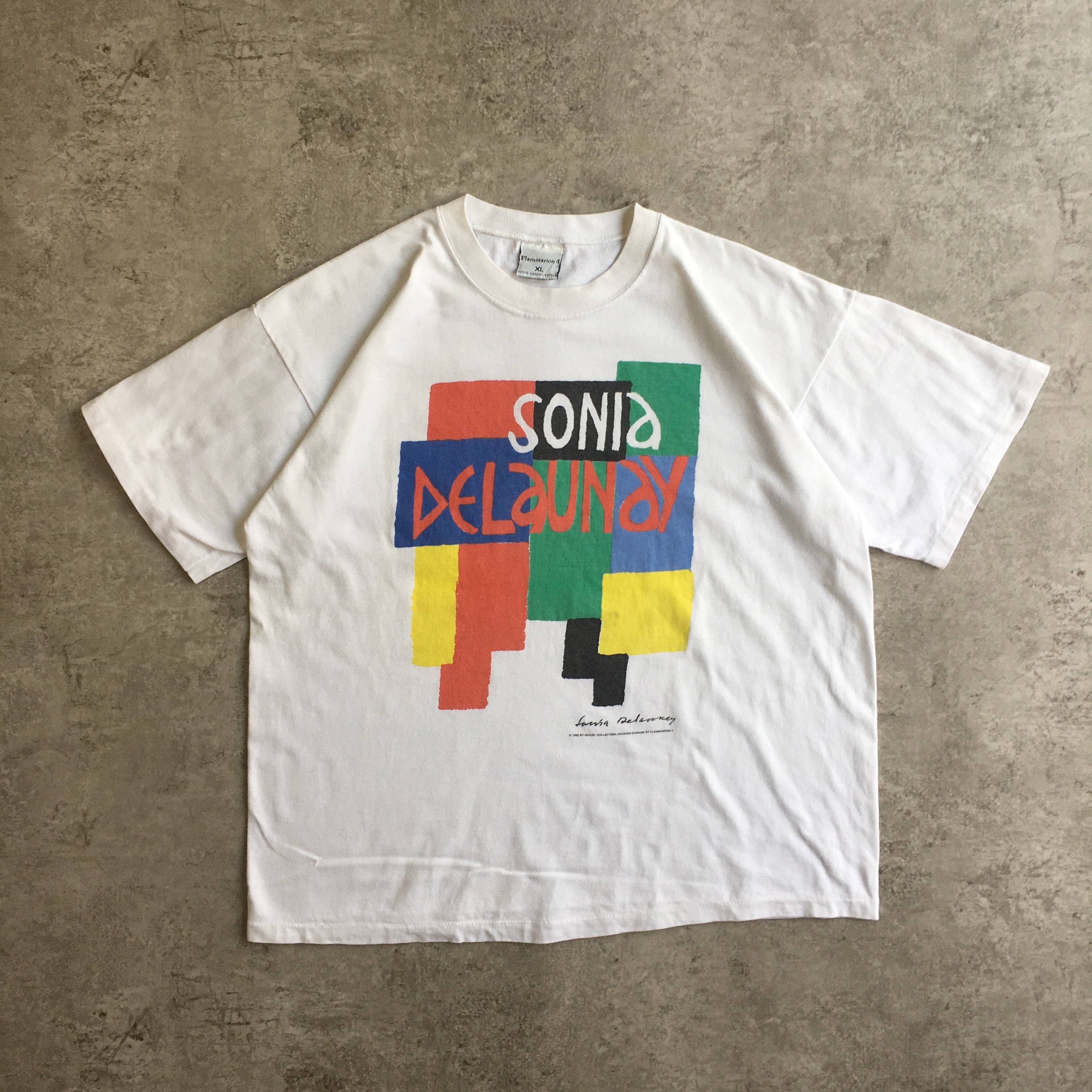 1992年 Flammarion4 SONIA DELAUNAY Art Printed T-shirt | PAY ID