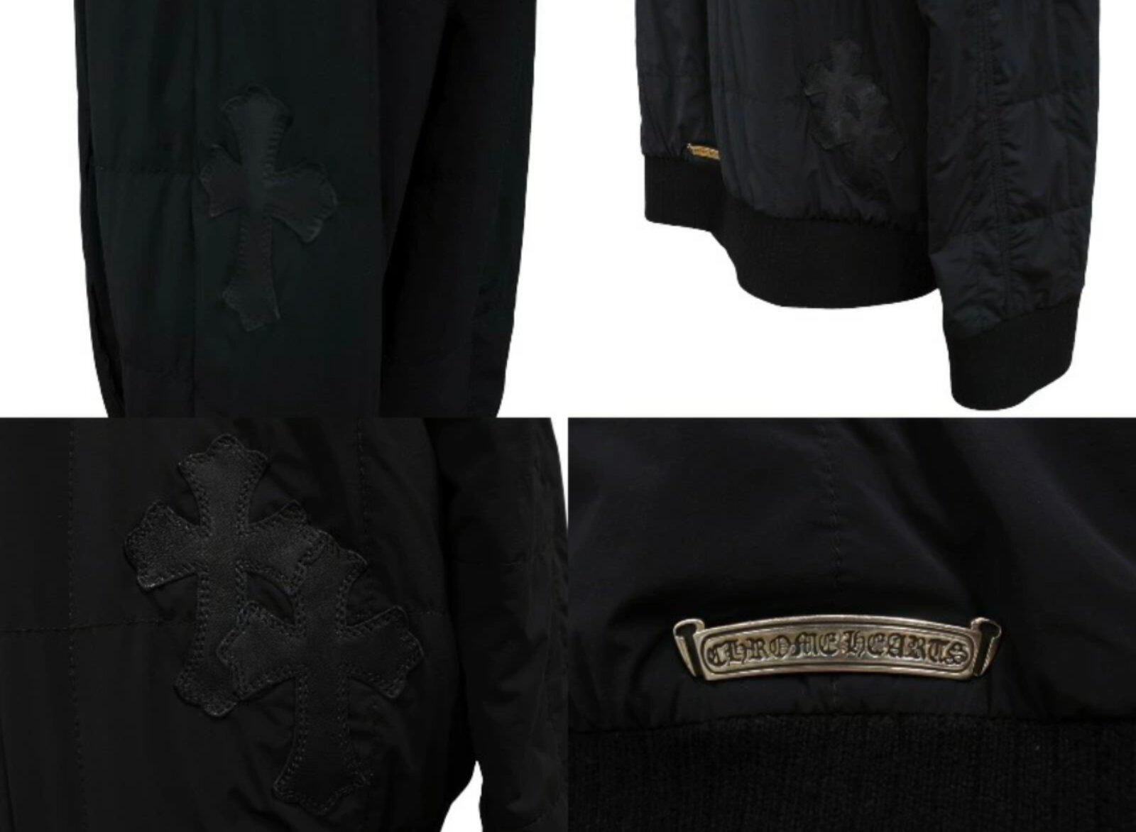 クロムハーツ　ライトダウン　ジャケット CHROME HEARTS クロムハーツ ライトダウンジャケット ブラック