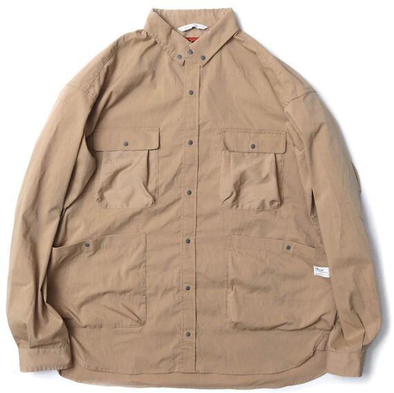 TAKIBI RIPSTOP CAMP SHIRTS / タキビリップストップキャンプシャツ