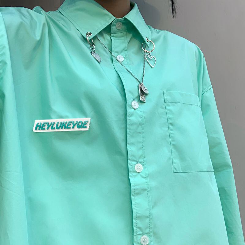 スタイルルーズカジュアルシャツ スプリングサマー薄手ジャケット ストリート ペンダント 春物 夏物 ケッペル34191476029