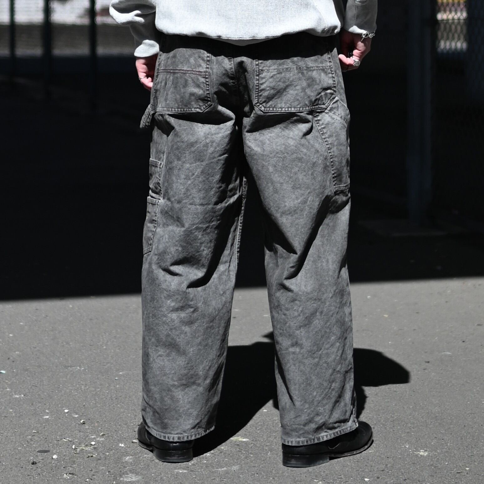 【未使用】anachronorm ダブルニーデニム　アナクロノーム ANACHRONORM(アナクロノーム)PIGMENT DYED DUCK PAINTER PANTS