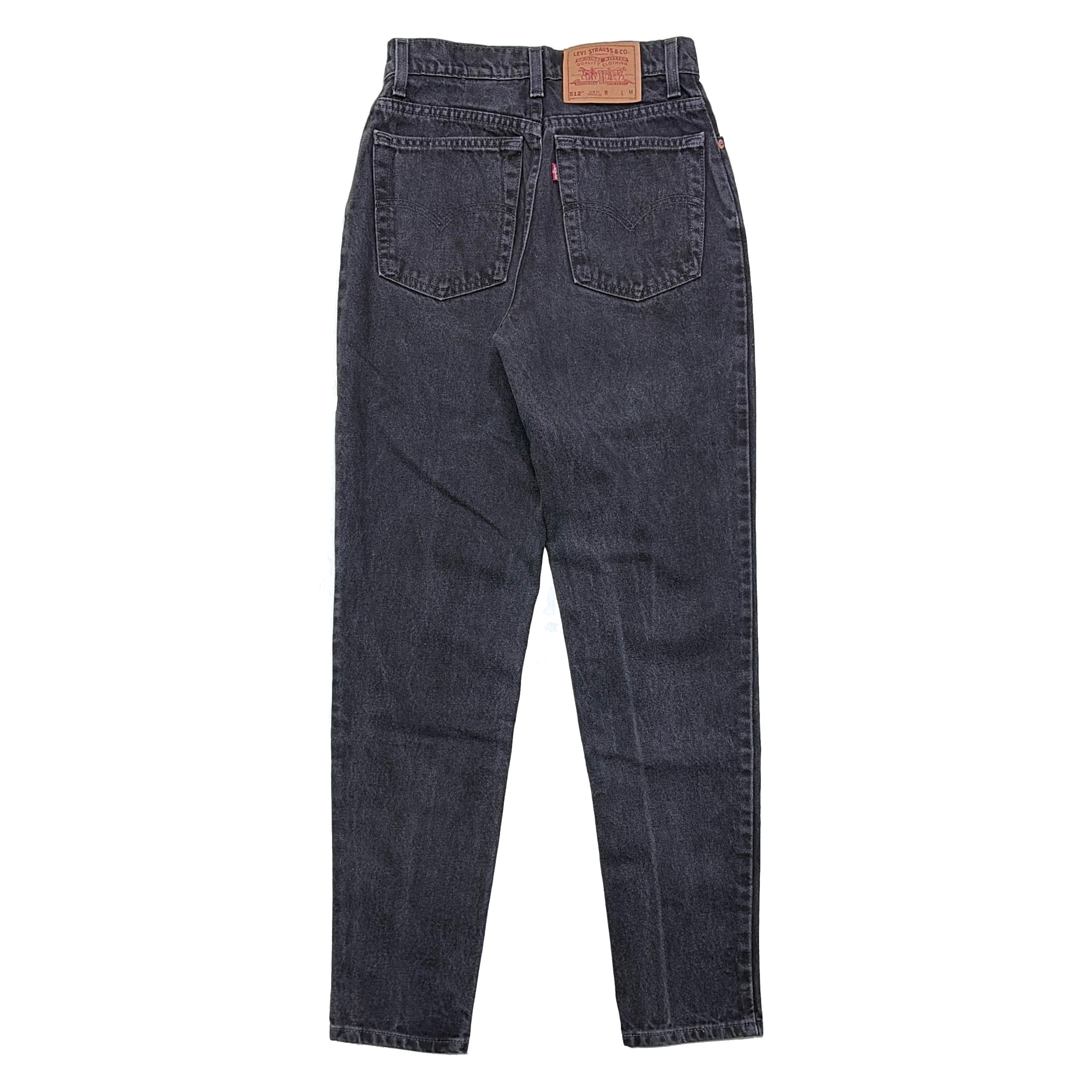デッド USA製 Levis 512 ブラックデニムパンツ リーバイス 90s Made in 