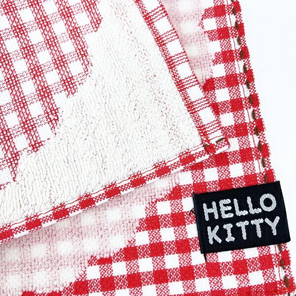 サンリオ ハローキティ セブンティーズ チェック ミニタオル サマー
