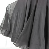 【美品 社交ダンス衣装】ワンピース ドレス YIGUWUDAO Mサイズ 黒 ブラック かわいい 可愛い 上品 シック 大人っぽい 清楚